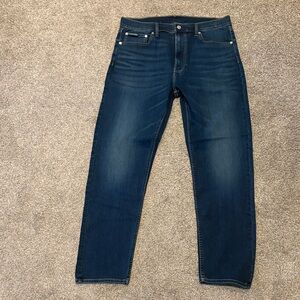Calvin Klein Dark Blue Slim Jeans